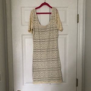 A&F Lacey bodycon dress